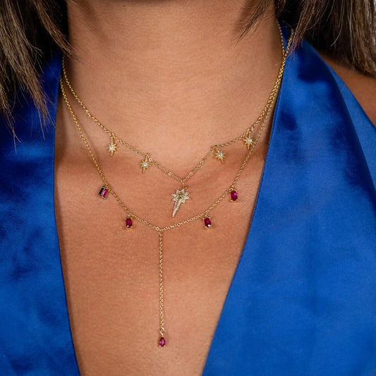 Fushia dangle